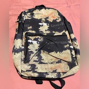 NWT Game Of Thrones/House‎ of Dragon Backpack Map of Westeros
